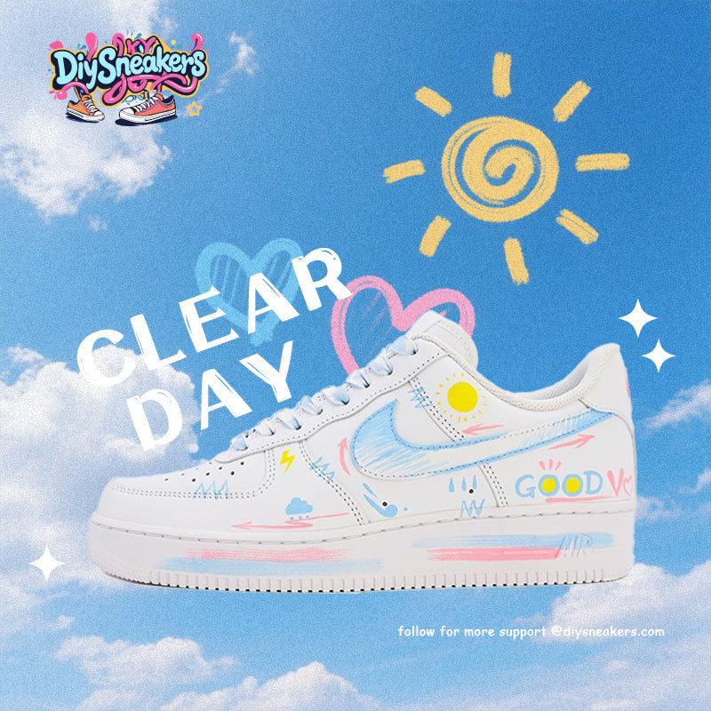 [Custom Weather Forecast A070]  Air Force 1 Skateboarding Shoes Men