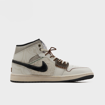 Reflecting Cloud - Men's Jordan 1 Mid Custom