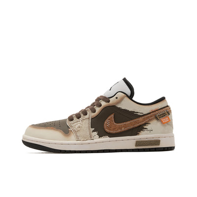 [Custom Sandstorm]Air Jordan 1 Low Unisex Brown