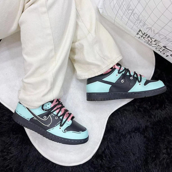 [Custom Tiffany's S-BOX]  Dunk Skateboarding Shoes Women's