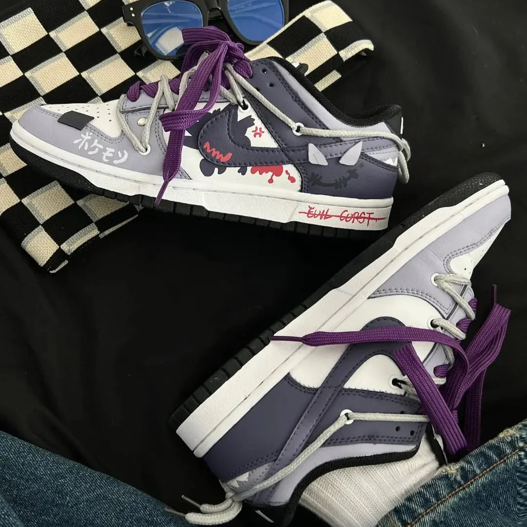 [Custom Women's black tea Star Ice S-BOX]  Dunk Skateboarding Shoes Women's