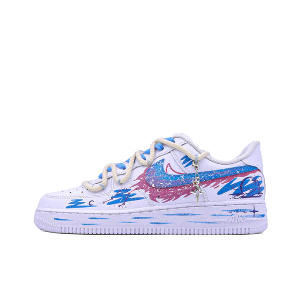 [Customized The Twelve Zodiac Signs: Libra - Fashionable Starry Sky] Air Force 1 Shoes Unisex