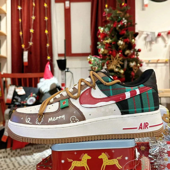 [Custom Winter Overture]  Air Force 1 Skateboarding Shoes Men