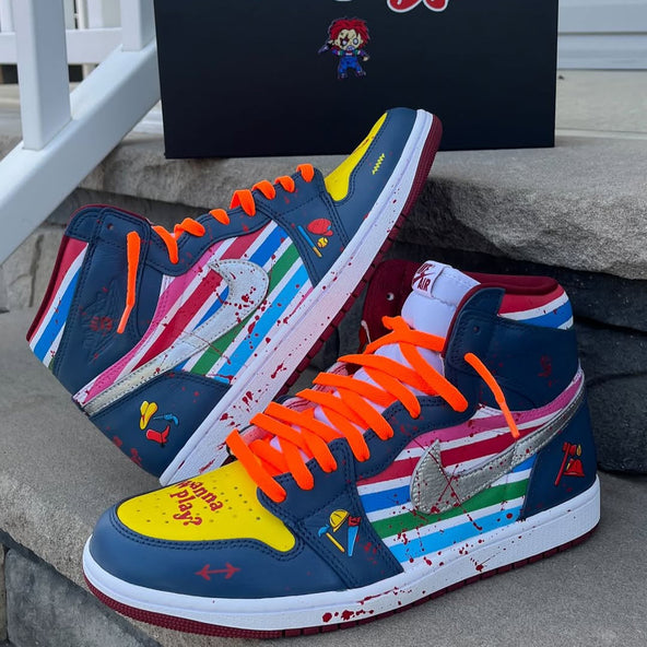 [Custom Troublemaker Chucky] Jordan High Skateboarding Shoes Unisex