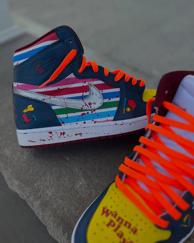 [Custom Troublemaker Chucky] Jordan High Skateboarding Shoes Unisex