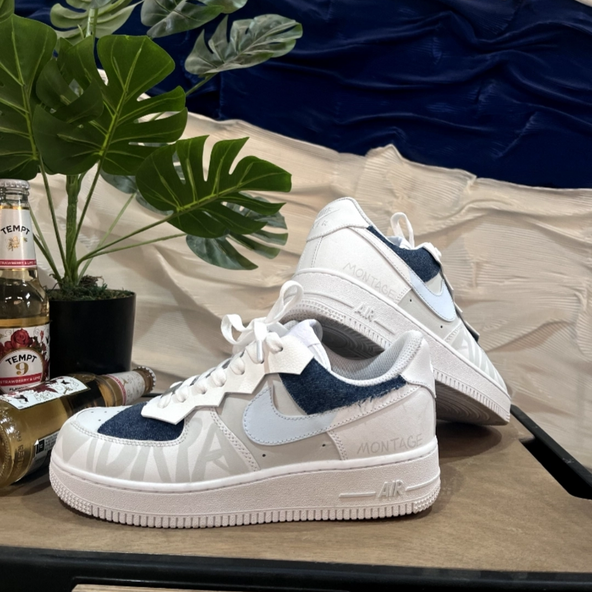 [Custom Women's Montage xhzz]  Air Force 1 Skateboarding Shoes Women's