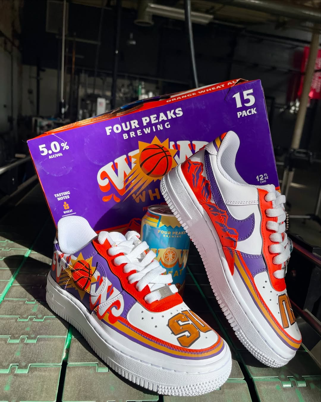 [Customized Phoenix Suns Sneakers] Air Force 1 Shoes Unisex