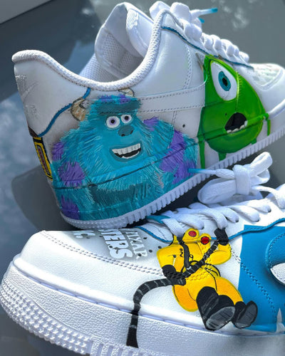 [Customized Monsters University] Air Force 1 Low-top Shoes Hand-drawn Unisex