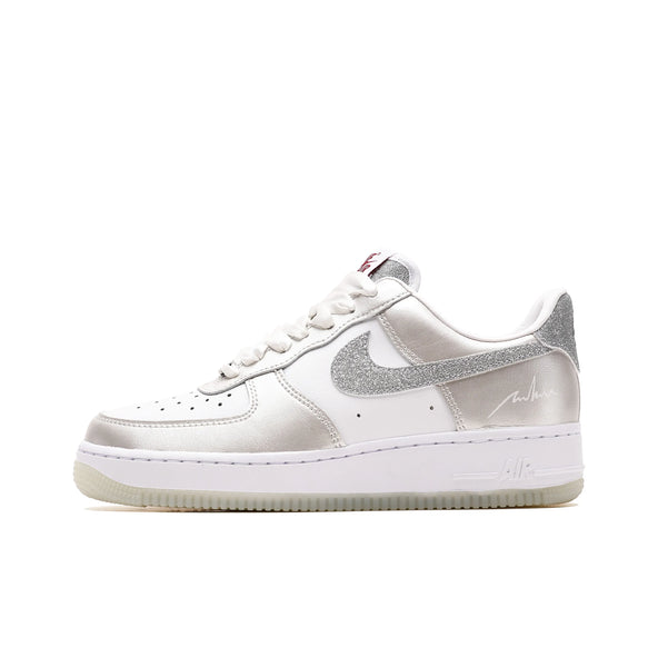 [Customized Milky Way Ballet] Air Force 1 Low-top Shoes Unisex Silver With Diamond Decoration