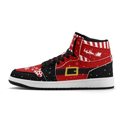 [Custom Holiday Cheer] Air Jordan 1 Mid Top Unisex Skateboarding Shoes