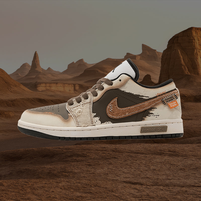 [Custom Sandstorm]Air Jordan 1 Low Unisex Brown