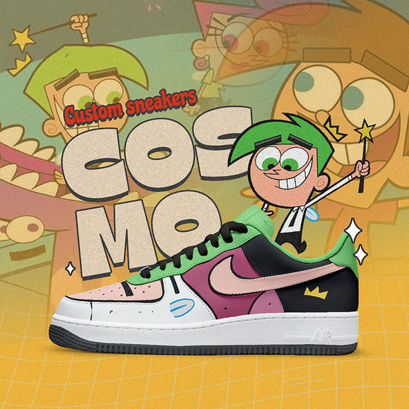 [Customized The Fairly OddParents - Character Shoes] Air Force 1 Shoes Unisex Hand Painted