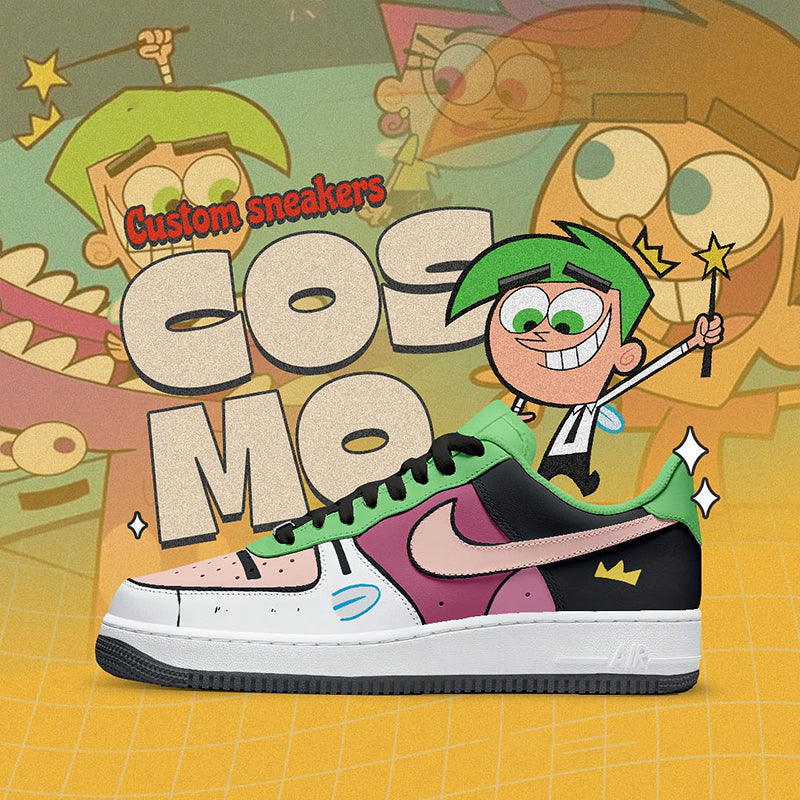 [Customized The Fairly OddParents - Character Shoes] Air Force 1 Shoes Unisex Hand Painted