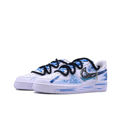 [Customized The Twelve Zodiac Signs: Pisces - Fashionable Starry Sky] Air Force 1 Shoes Unisex